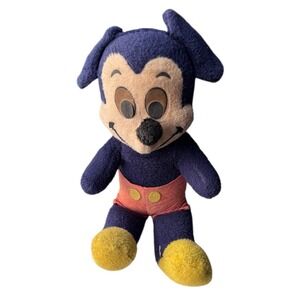 Vintage Walt Disney Mickey Mouse Plush Toy California Stuffed Toys Rare